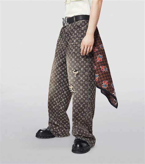 lv monogram jeans|LV x AC Monogram Jeans .